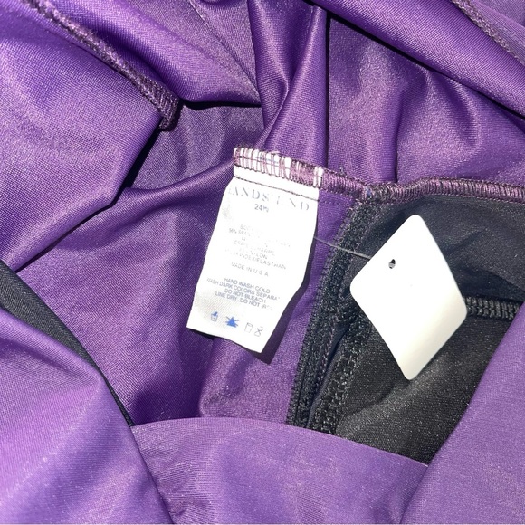 Lands' End Women's Purple One Piece Swimsuit - Picture 7 of 7